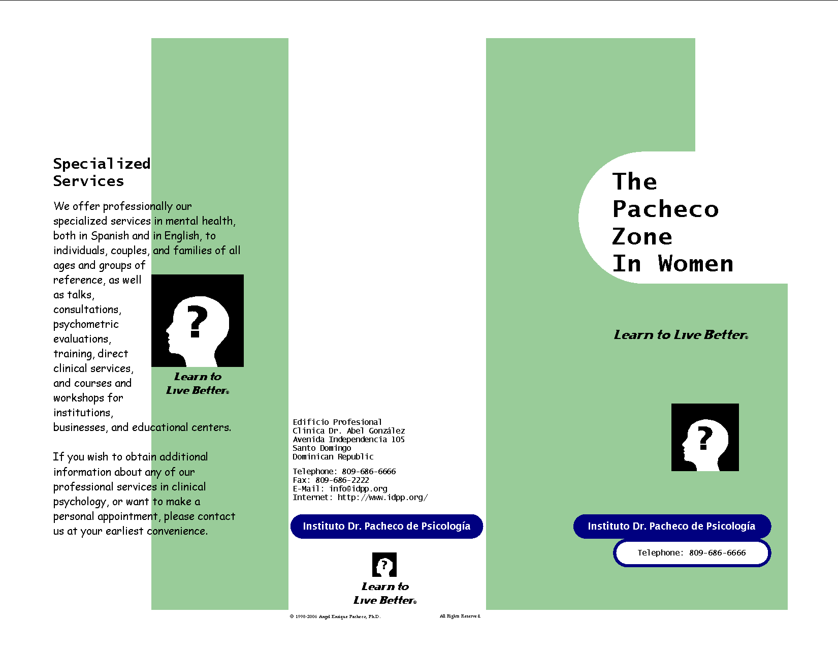 The Pacheco Zone in Women, P. 1
